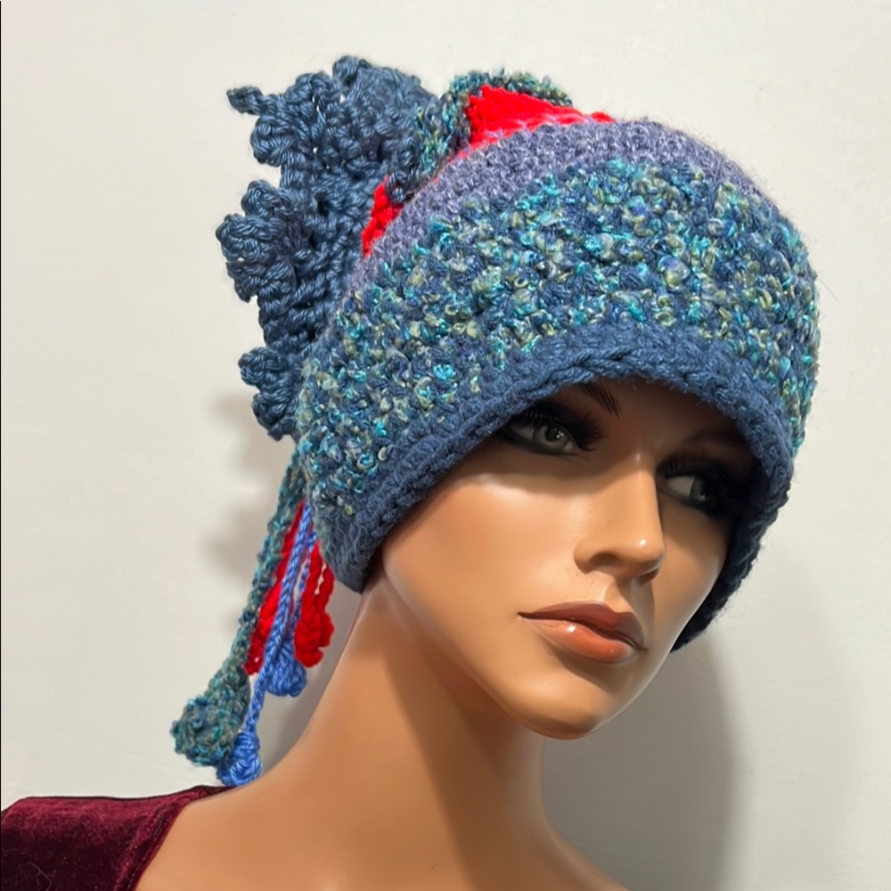 Handcrafted Multicolor Crochet Hat